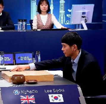 2016 : Lee Sedol (Corée) vs. AlphaGo (Royaume Uni)
